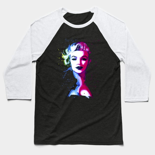 Marilyn Monroe Timeless Baseball T-Shirt by beaugeste2280@yahoo.com